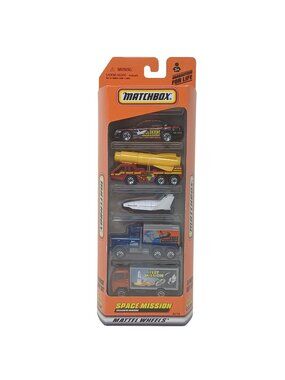 Matchbox Space Mission 5-Car Set W/ Exclusive Designs Mattel Wheels #D-19